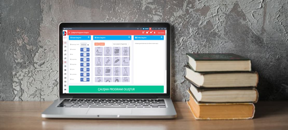 Kişiye Özel Ders Programı Oluşturma Özelliği Yayında !