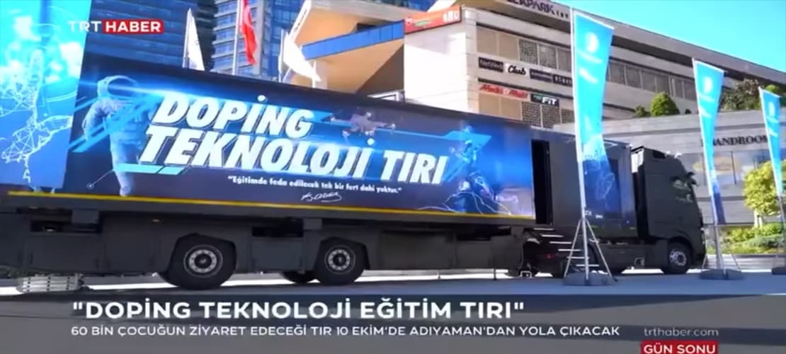Doping Teknoloji Tırı TRT Haber’de!