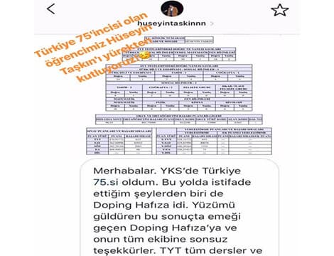 Türkiye 75'ncisi