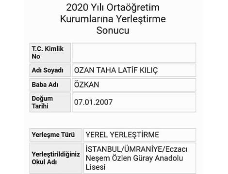 Ozan Taha Latif KILIÇ